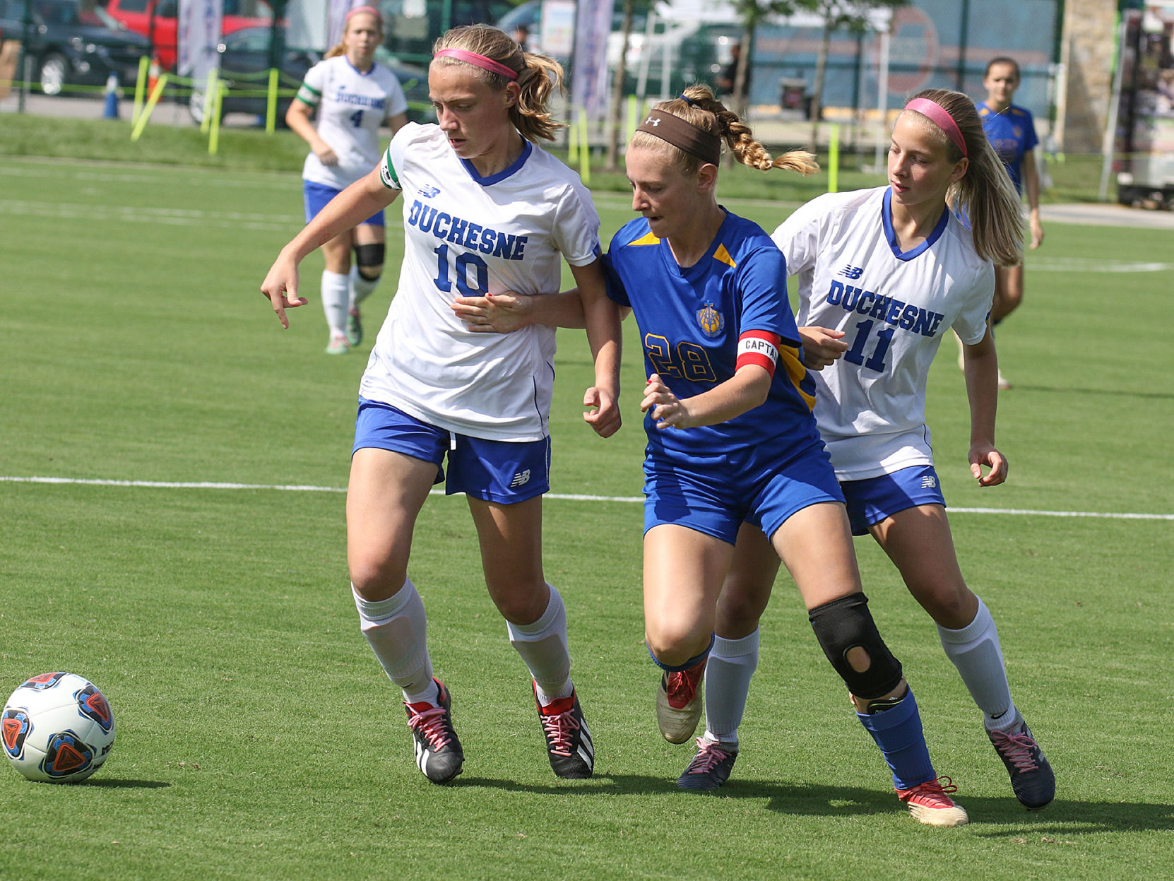 Duchesne vs. St. Vincent girls soccer